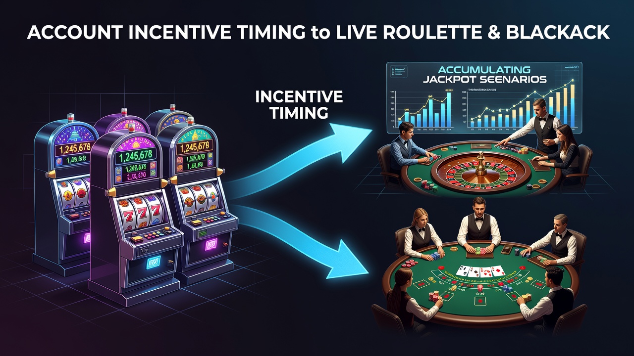 Darstellung der zeitlichen Steuerung von Casino-Anreizen und deren Auswirkungen auf Spielübergänge bei progressiven Jackpots