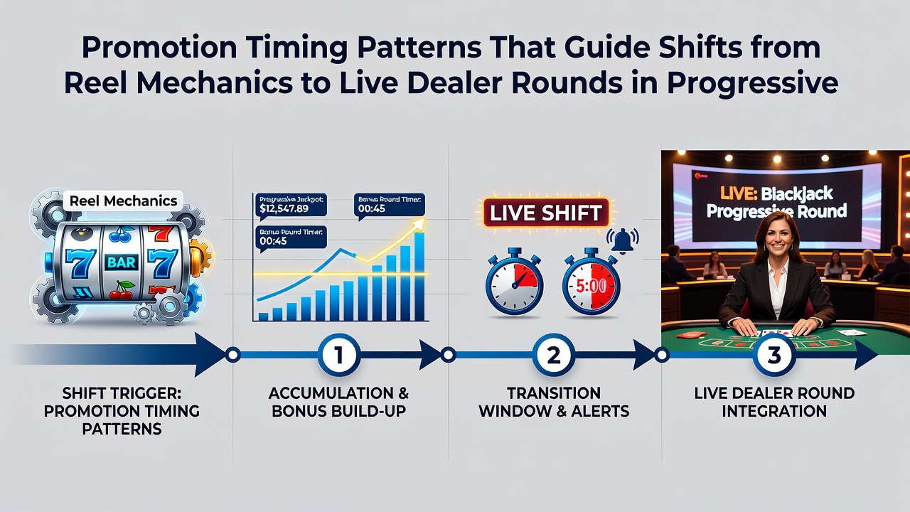 Visualisierung von Übergängen zwischen Slot-Mechaniken und Live-Dealer-Runden in progressiven Preissystemen