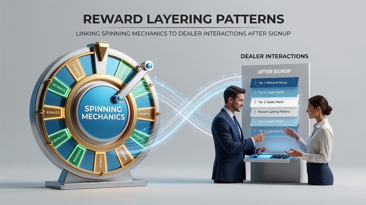 Darstellung von Belohnungsschichtungsmustern in Online-Casinos mit Walzen und Live-Dealer-Elementen